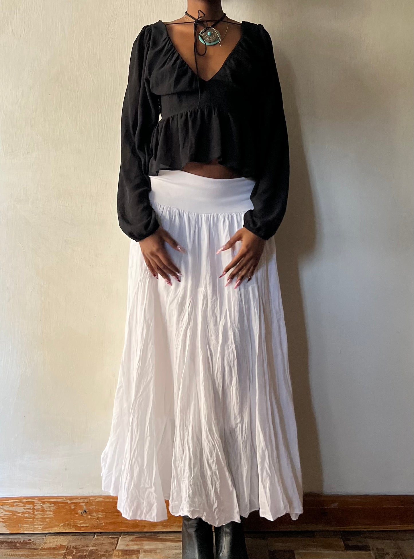 Whimsy chiffon top