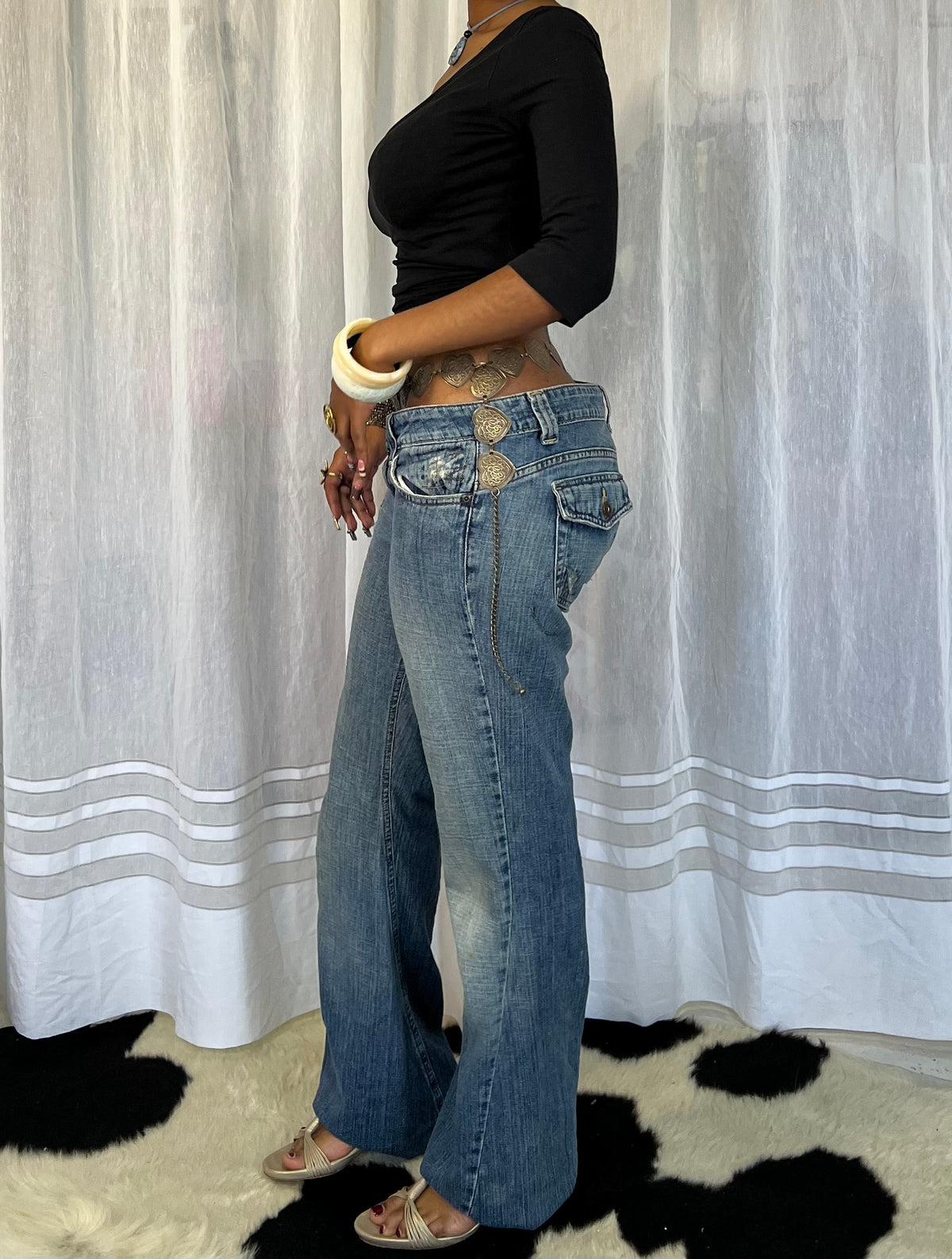 Embellished Vintage Jeans