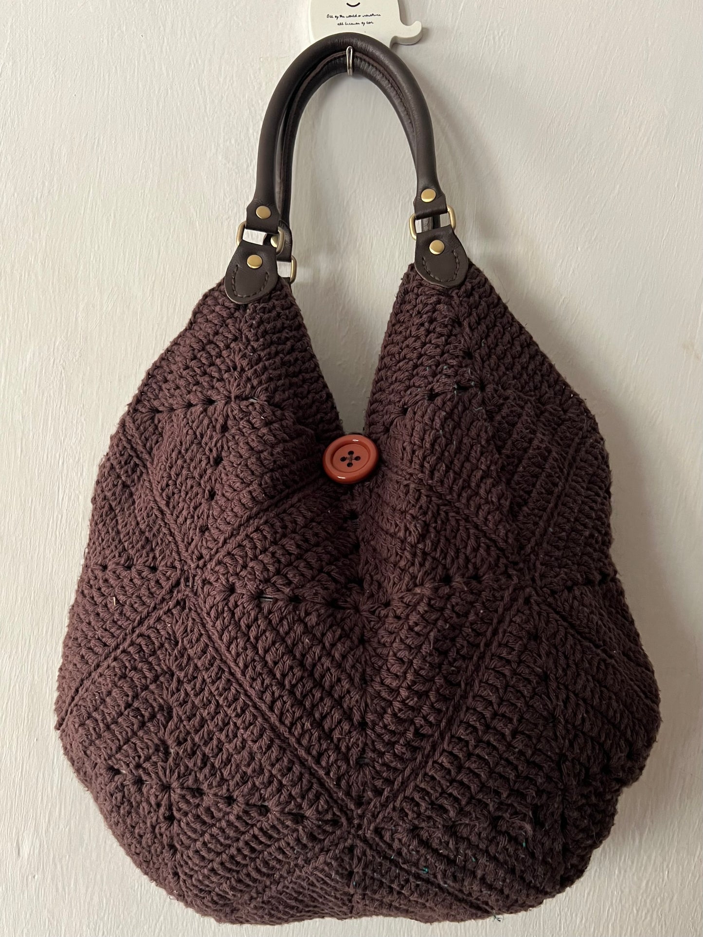 Crochet Hobo Bag