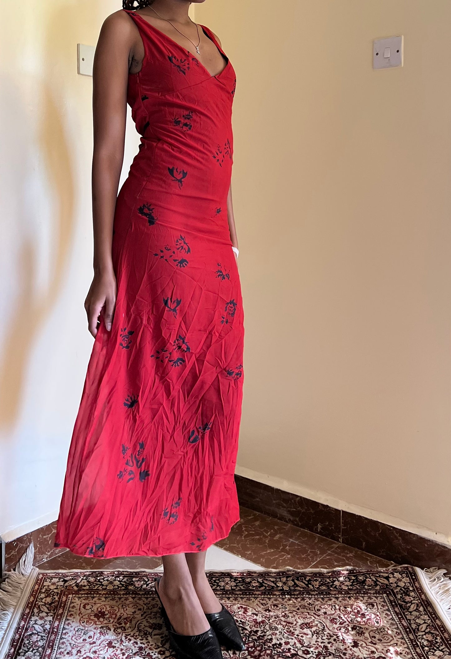 Dreamy red vintage dress