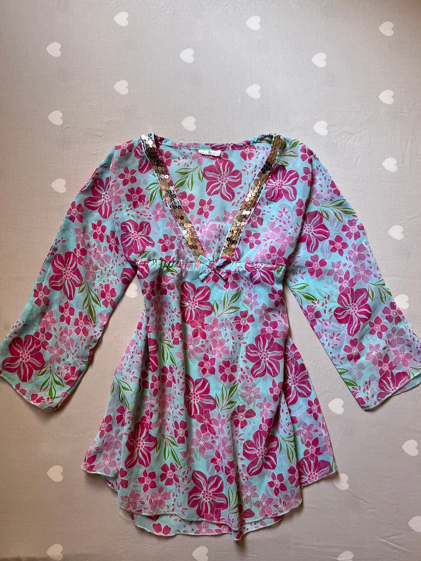 Flowy floral print top