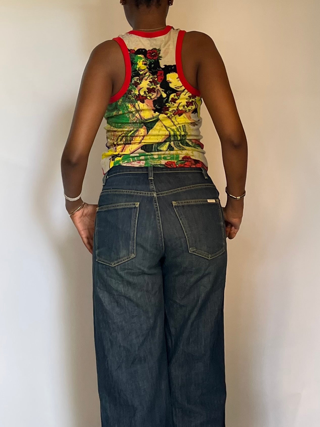 Ribbed Desigual Tank