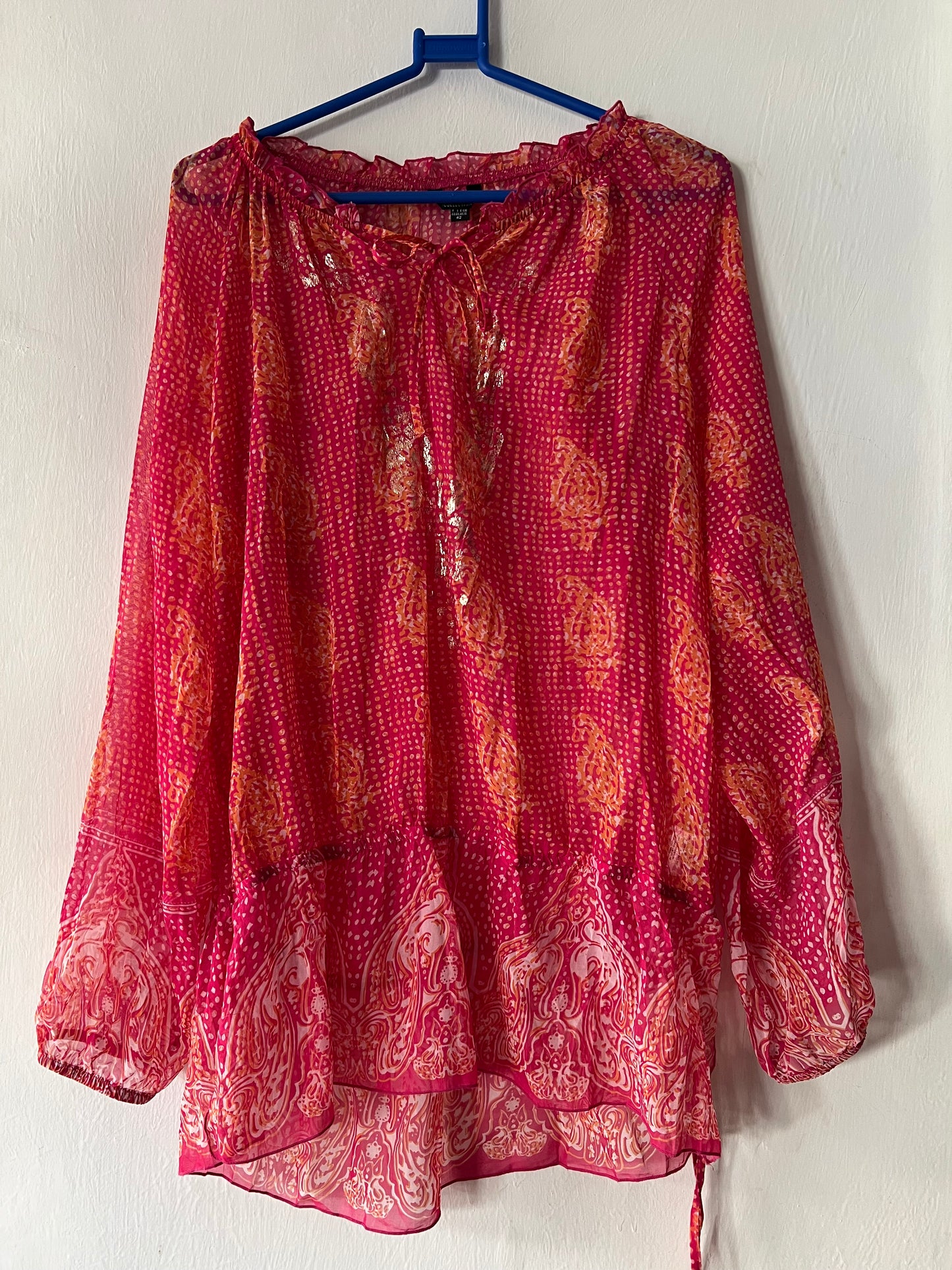 Pink bohemian dress