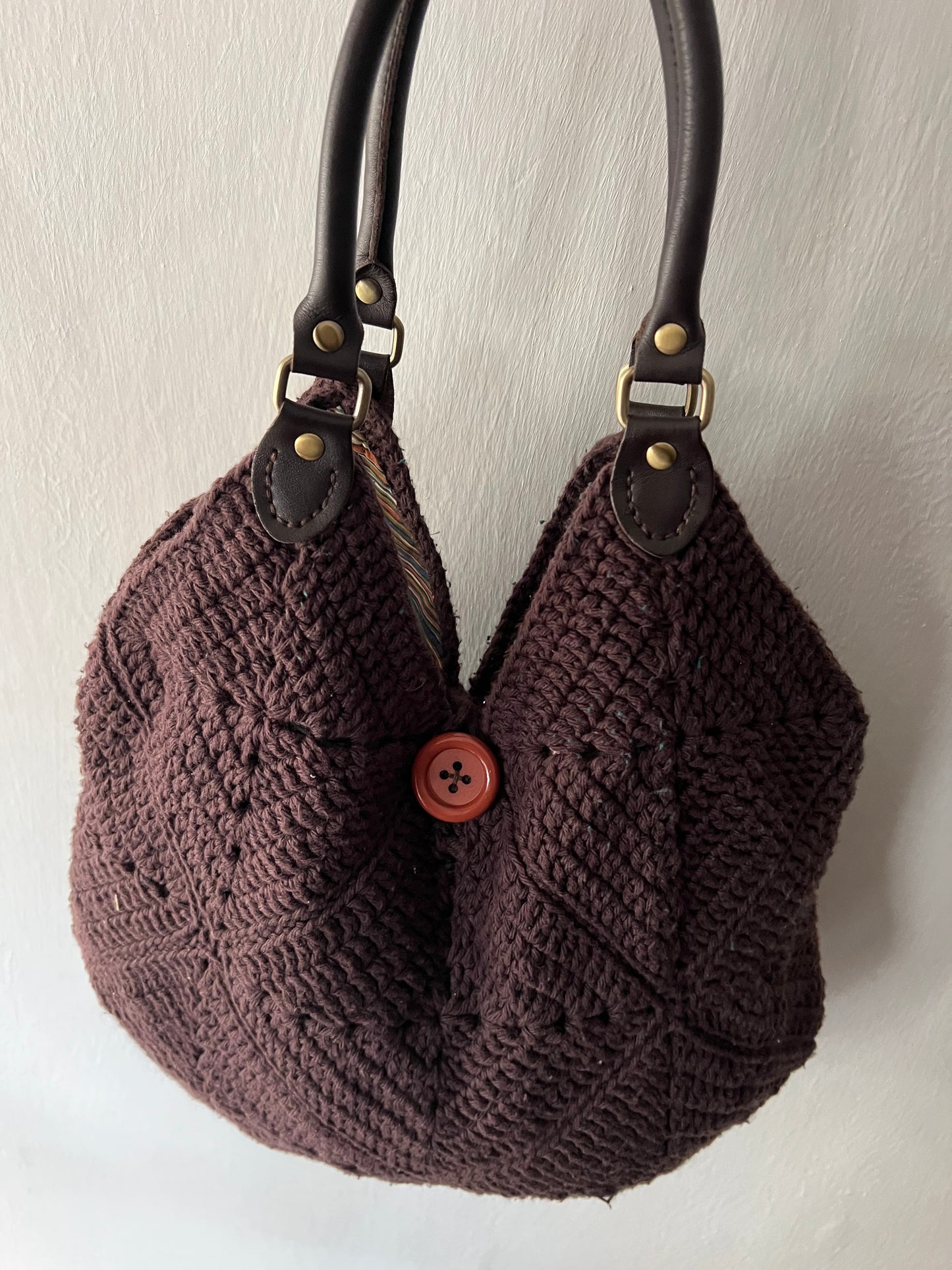 Crochet Hobo Bag