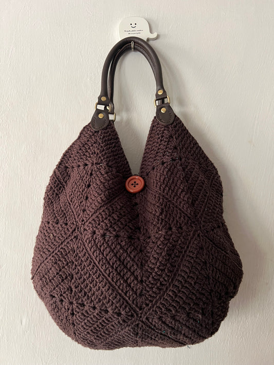 Crochet Hobo Bag
