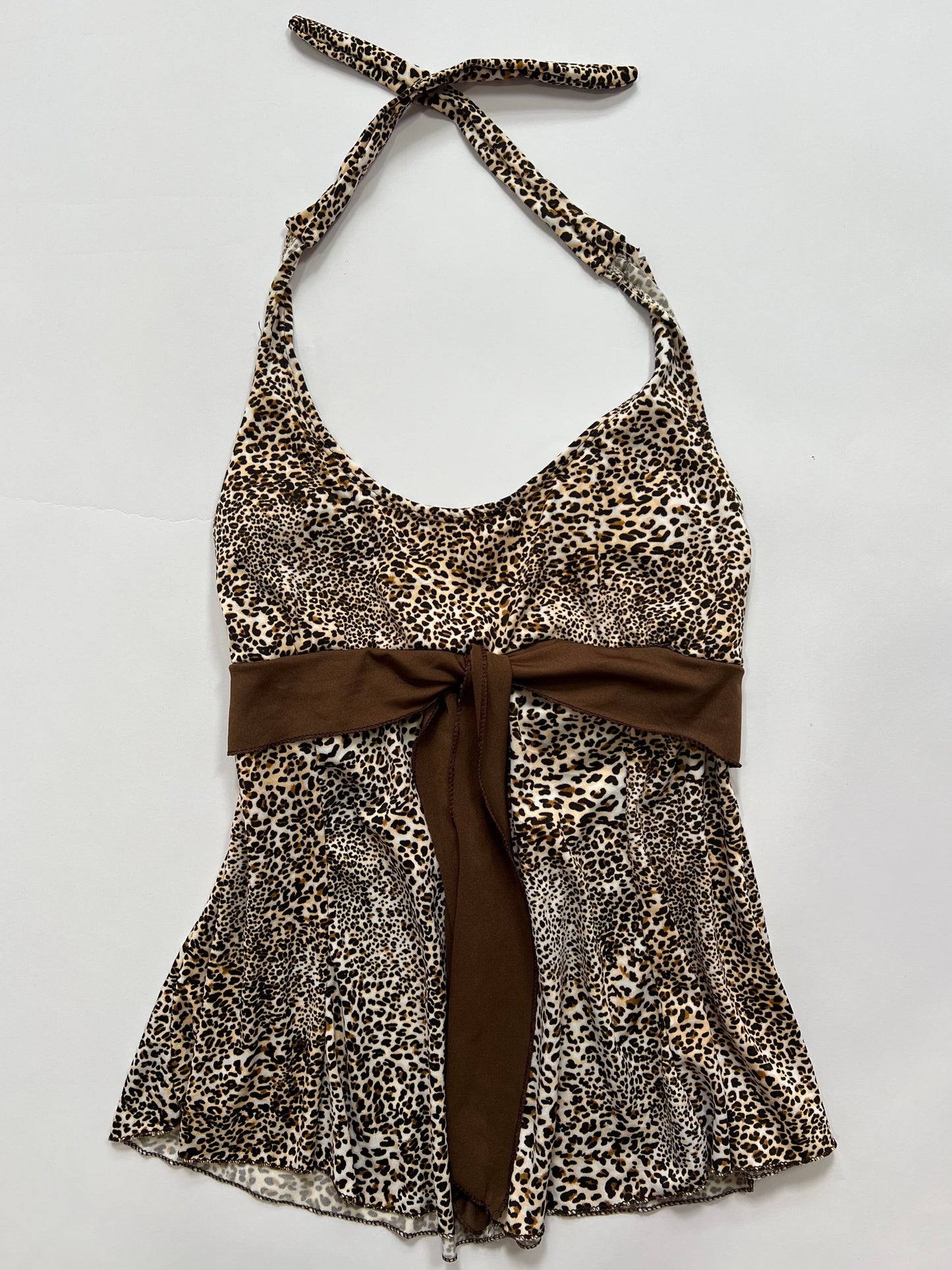 Leopard Print Halter Top