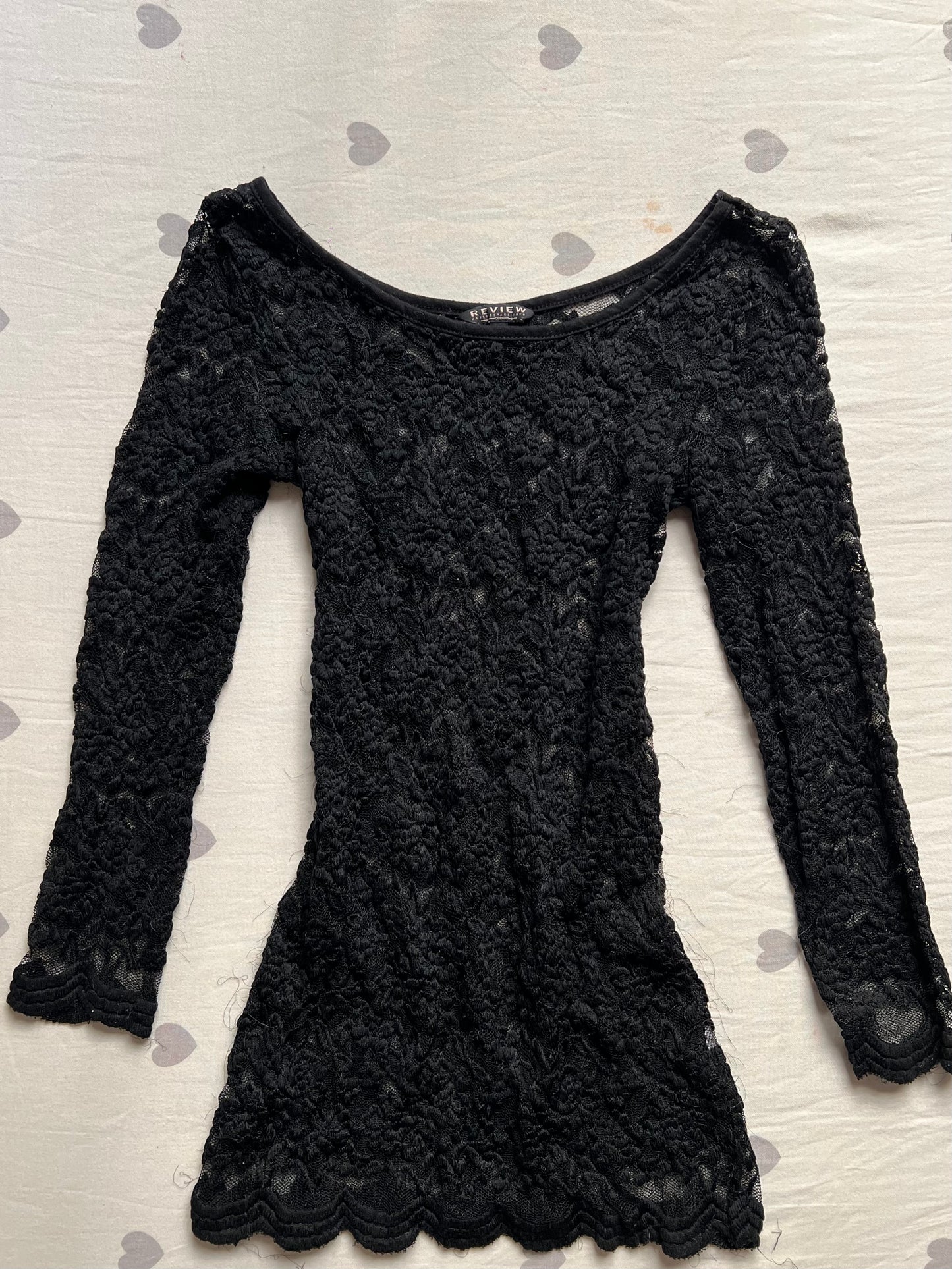 Lace long sleeve top
