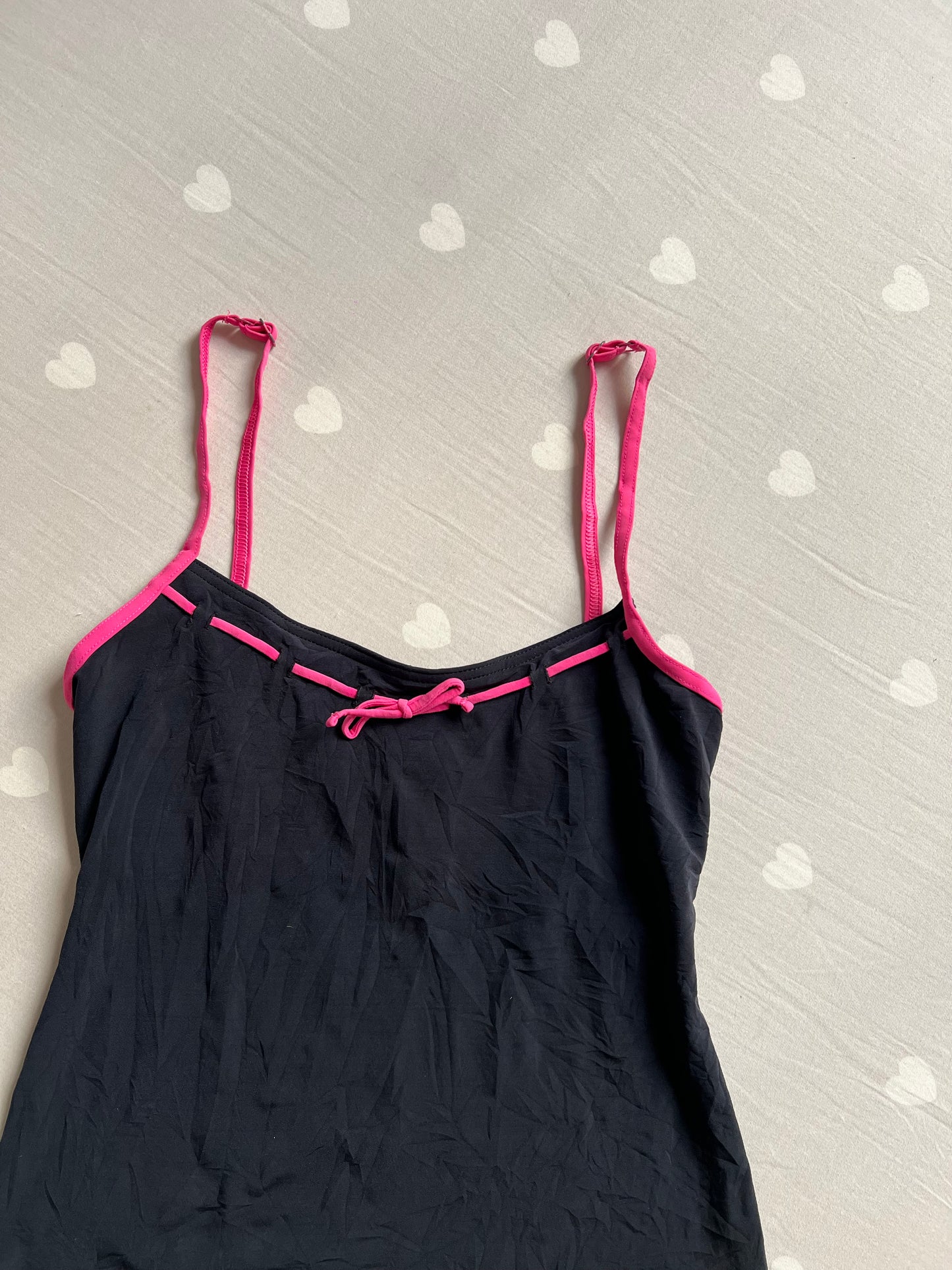 Black tankini top