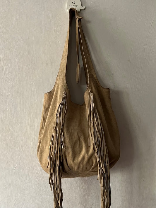 Fringe Hobo Bag