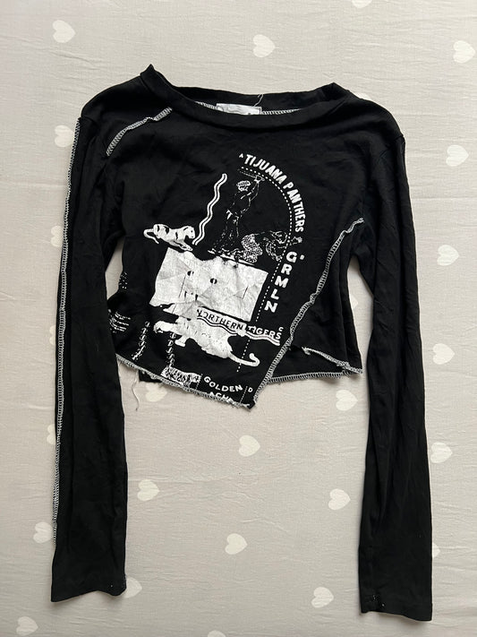 Graphic y2k long sleeve top
