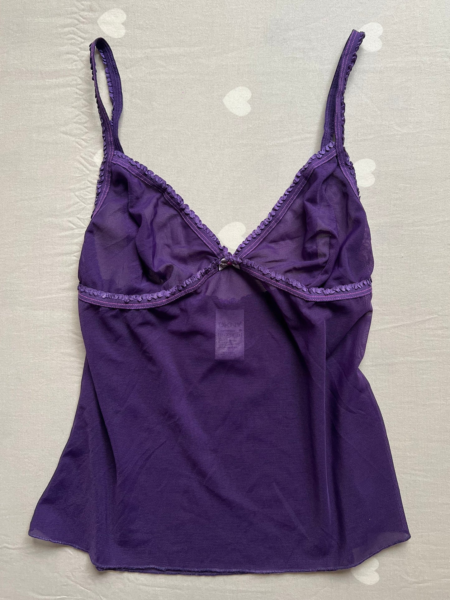 Purple Sheer Cami Top