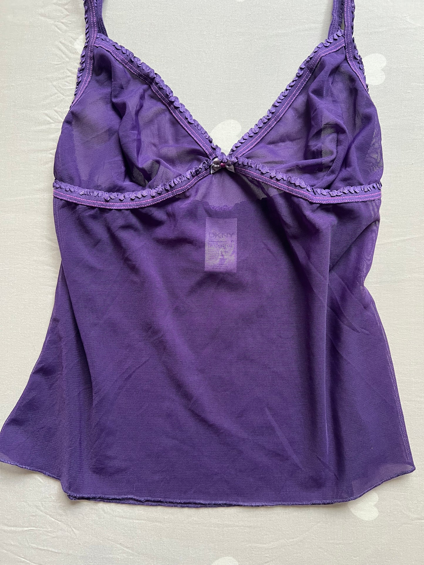Purple Sheer Cami Top