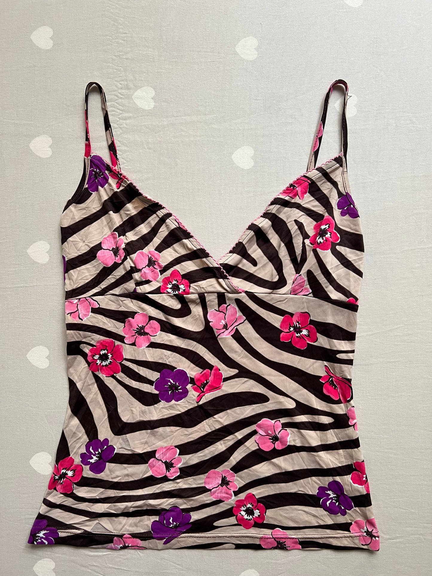 Vintage graphic cami top