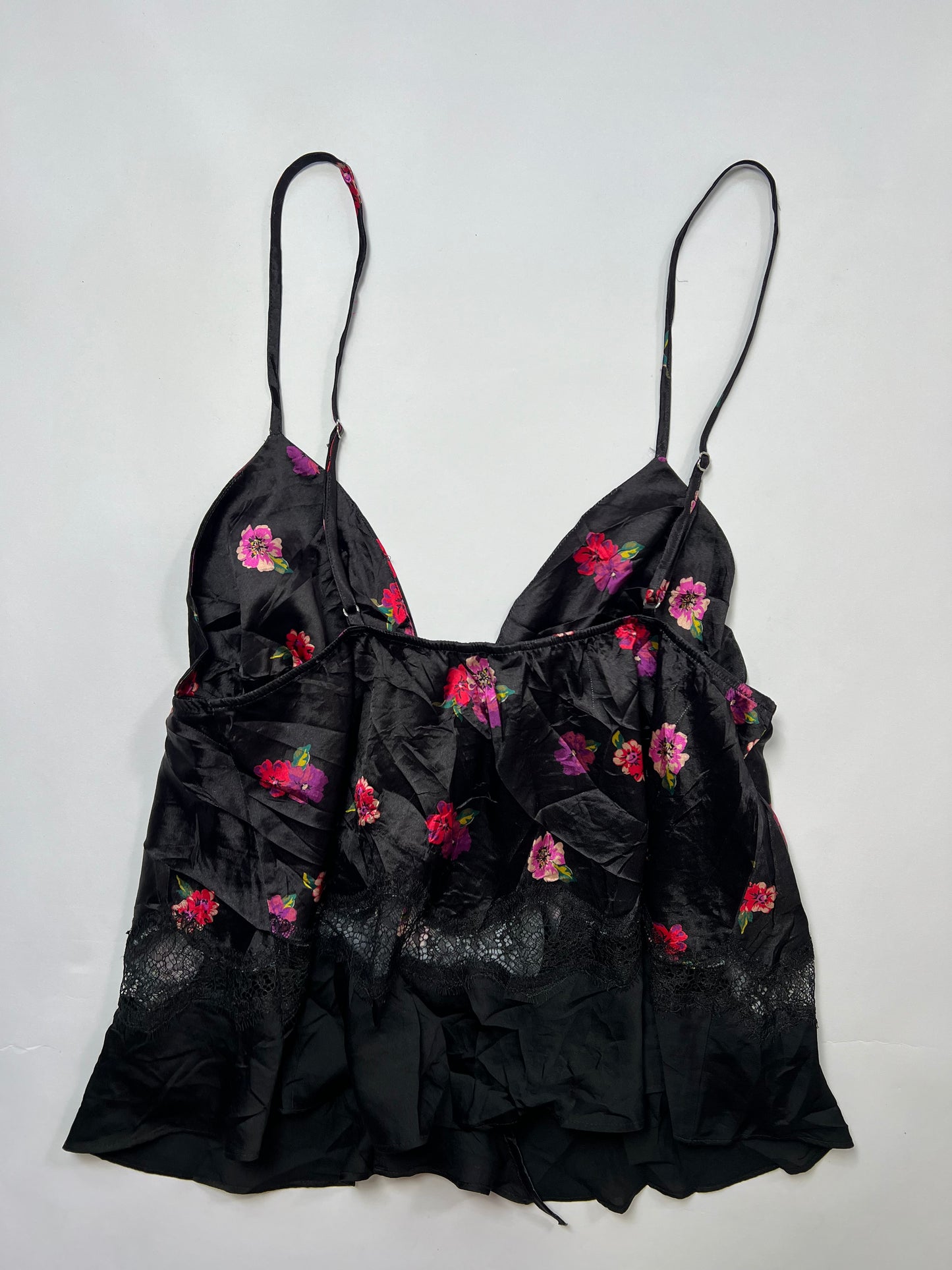 Victoria Secret Floral Lace Tie-Front Cami
