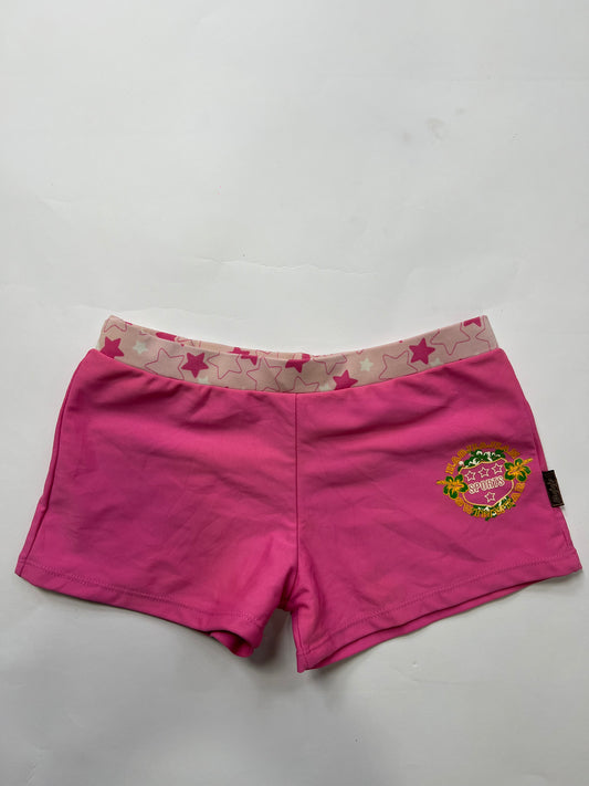 Pink swim shorts