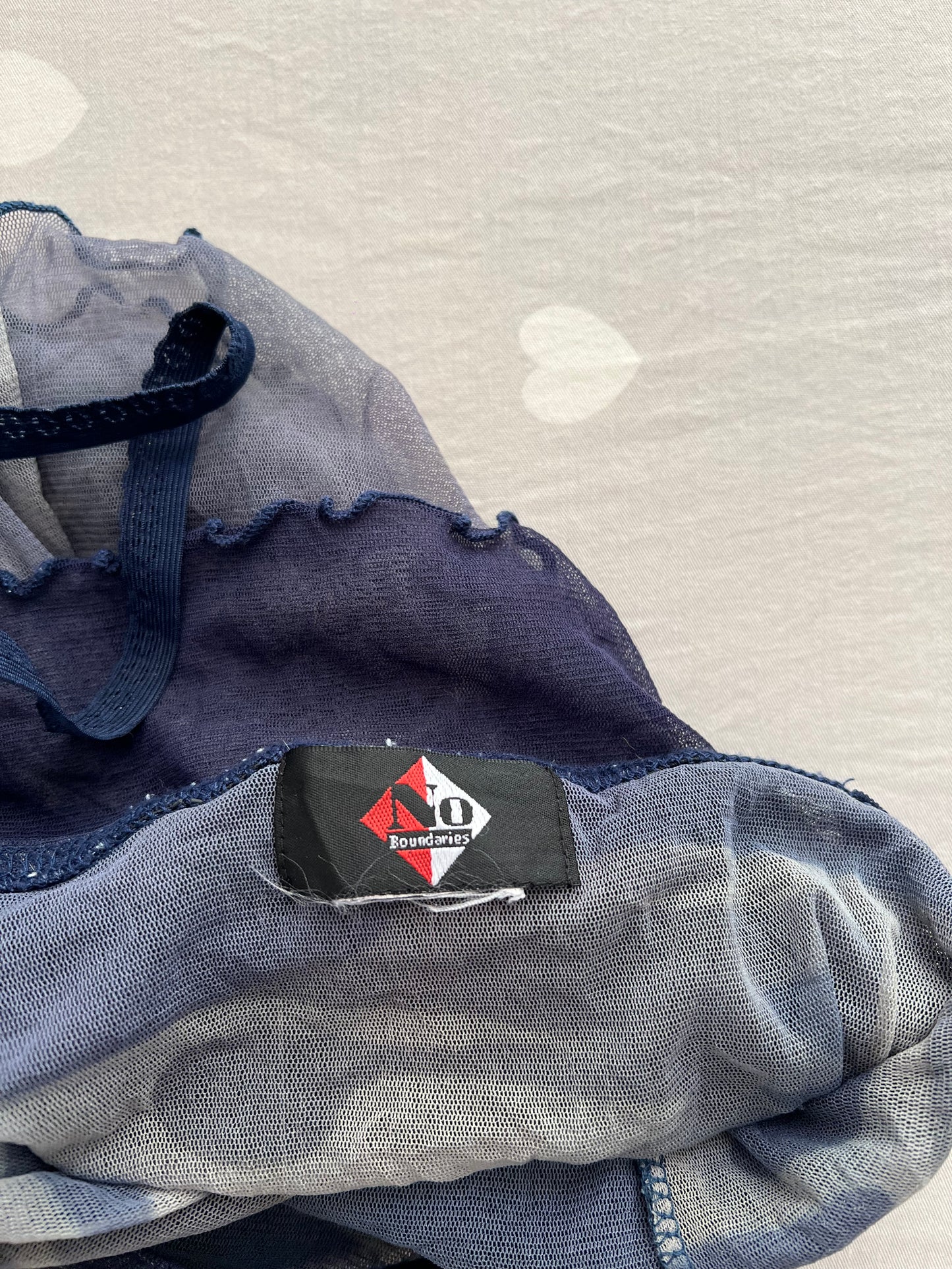 Mesh layered cami top