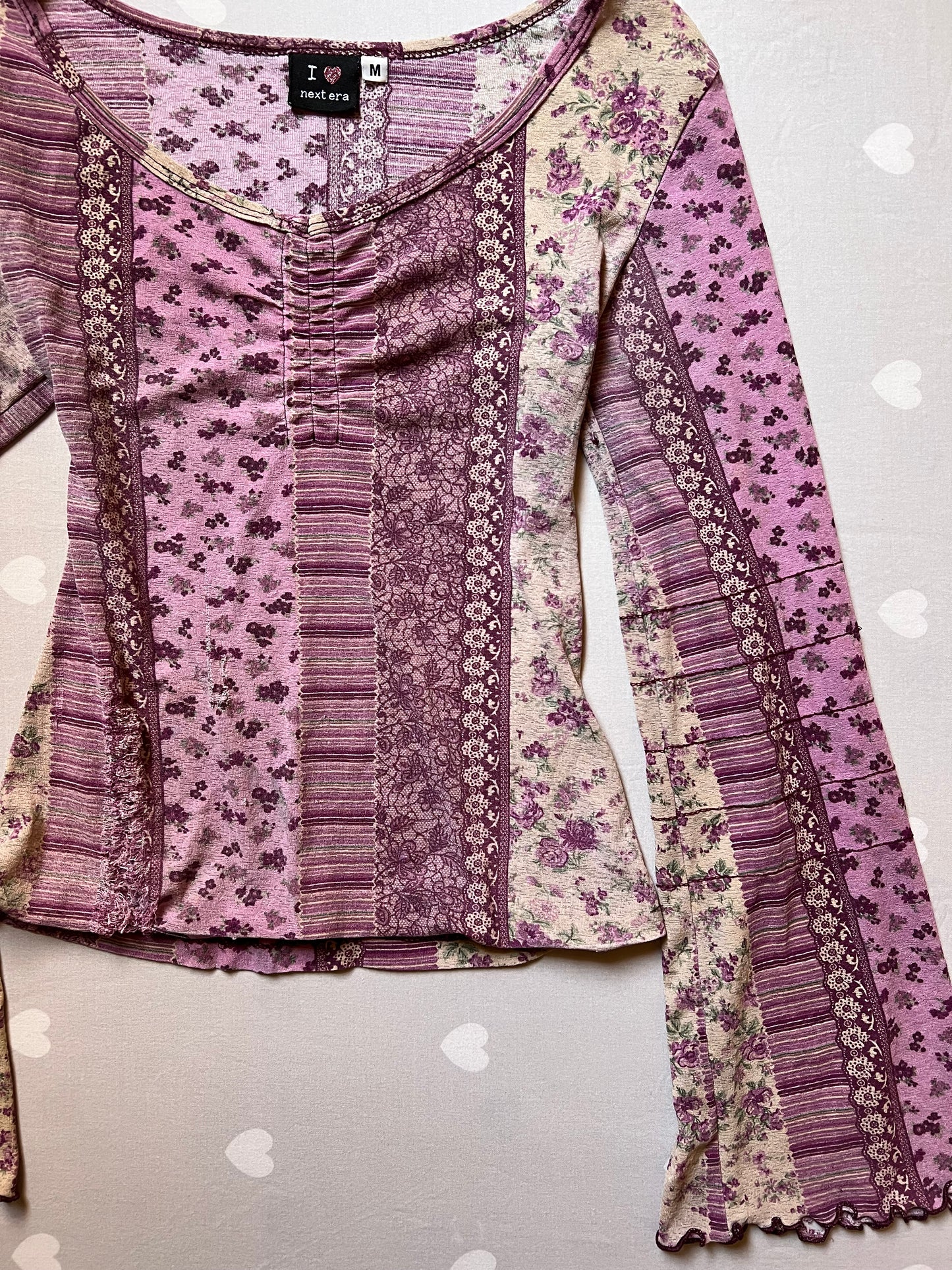 Whimsy bell sleeved top