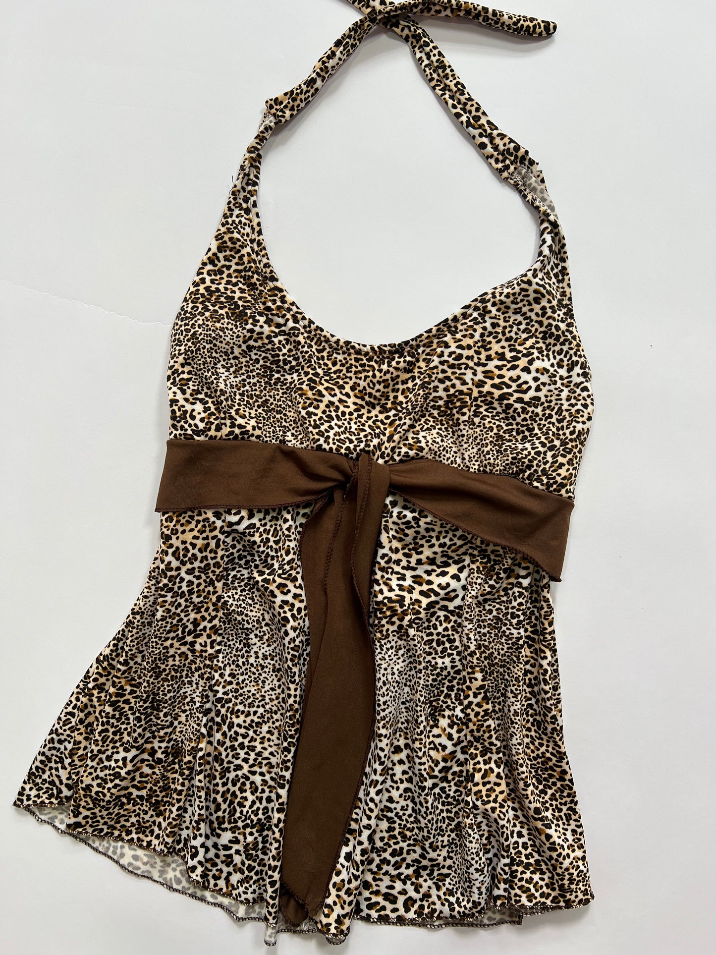 Leopard Print Halter Top