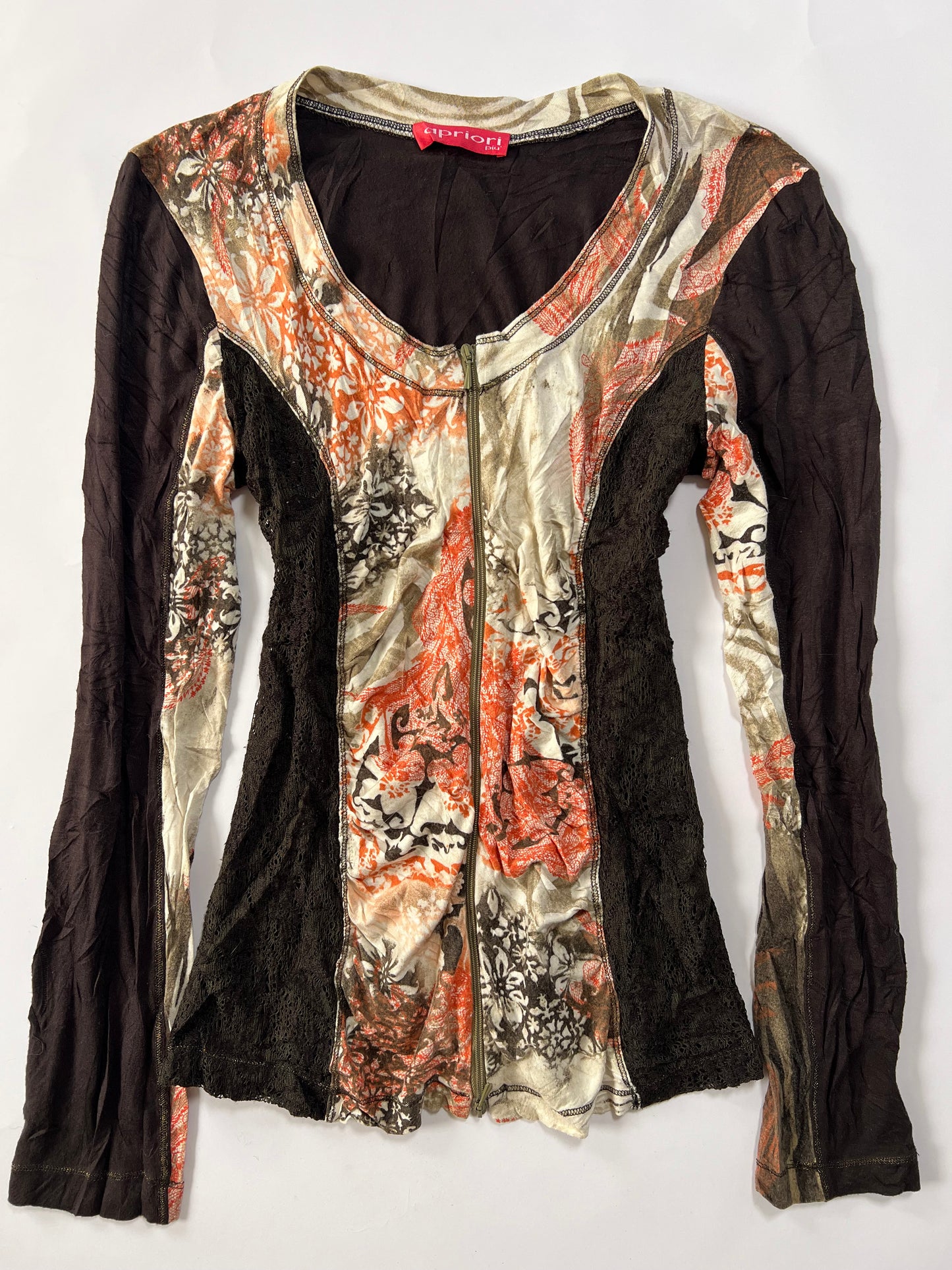 Double zip long sleeve