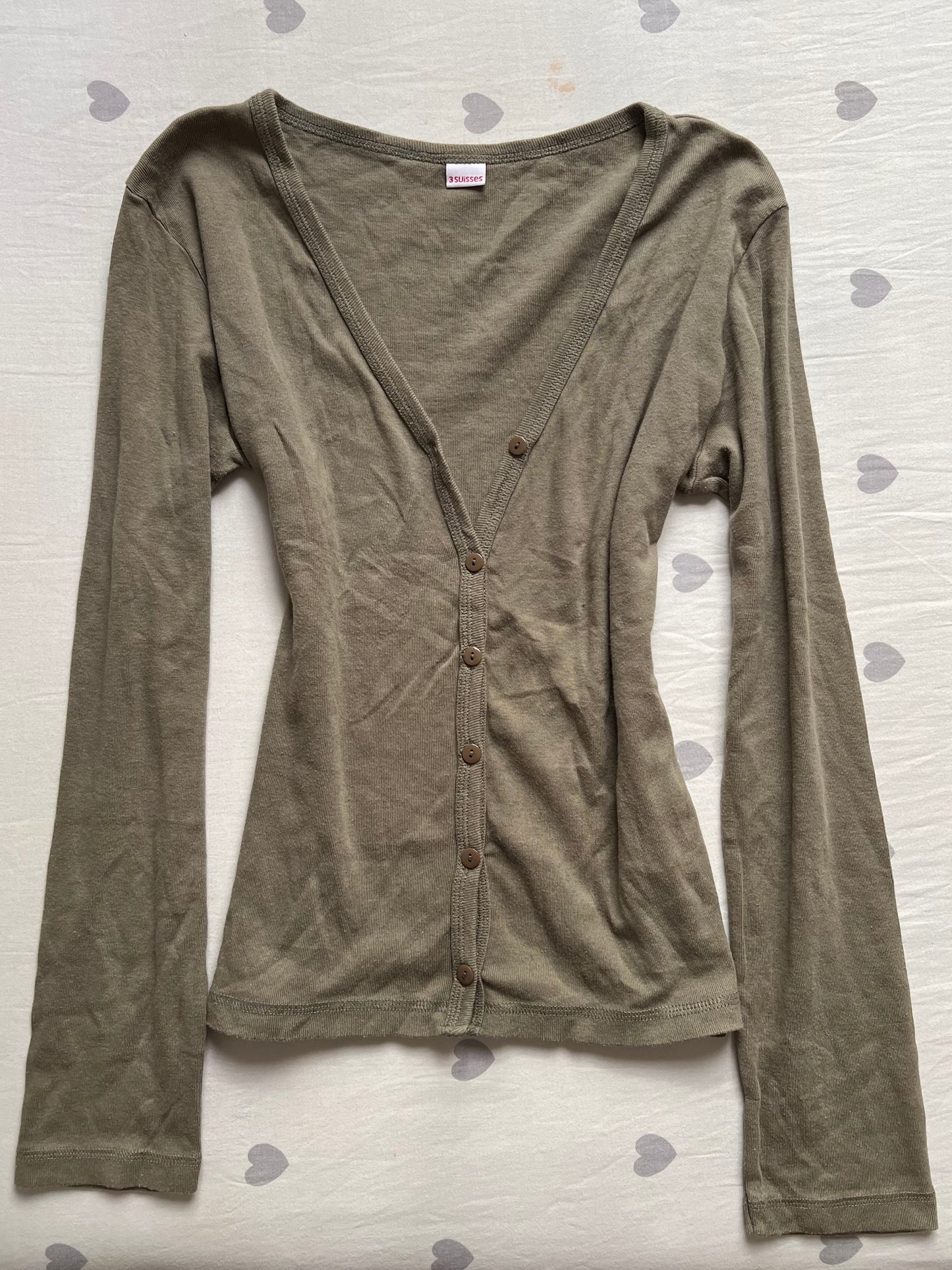 Olive Green Cardigan