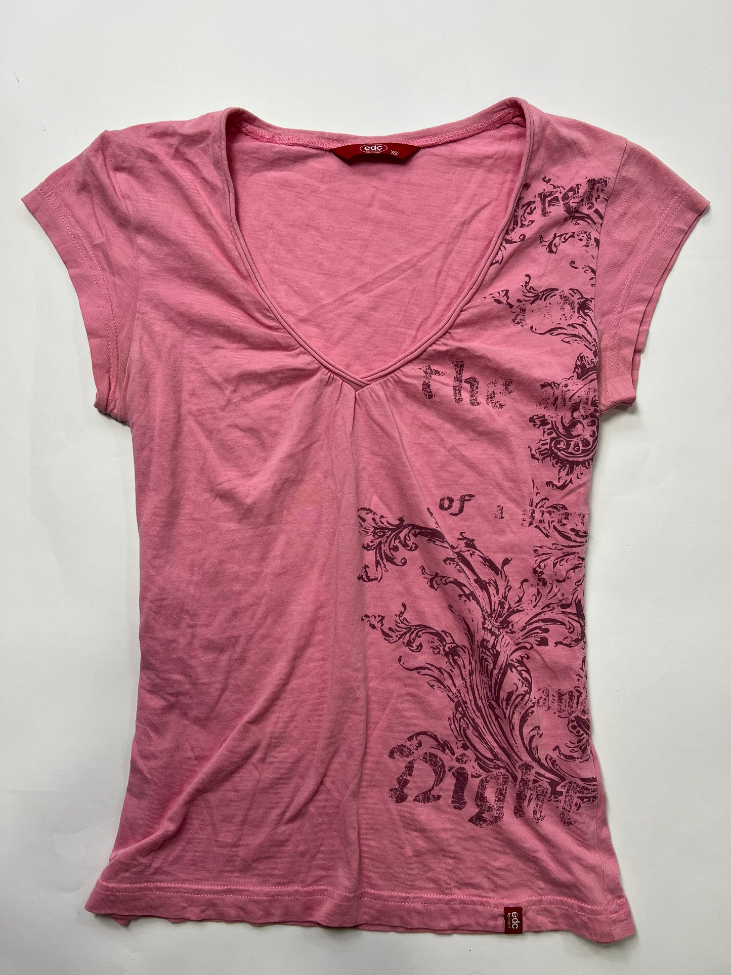 Graphic V-Neck Tee