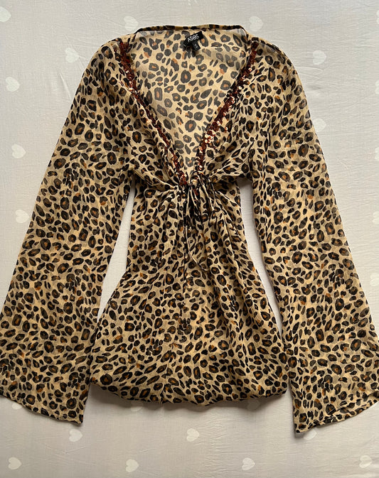 Leopard Print flowy top