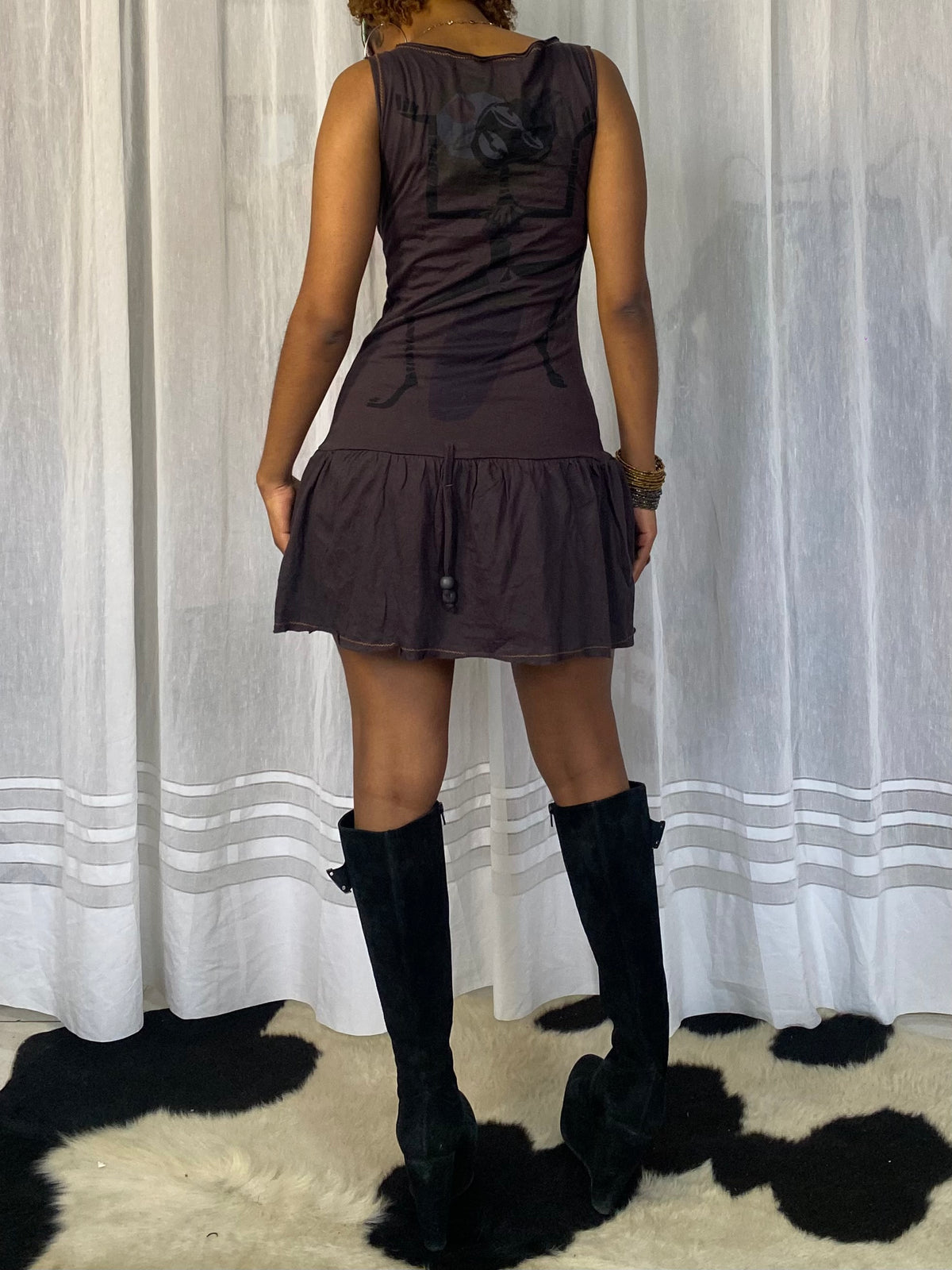 Y2k distressed dress