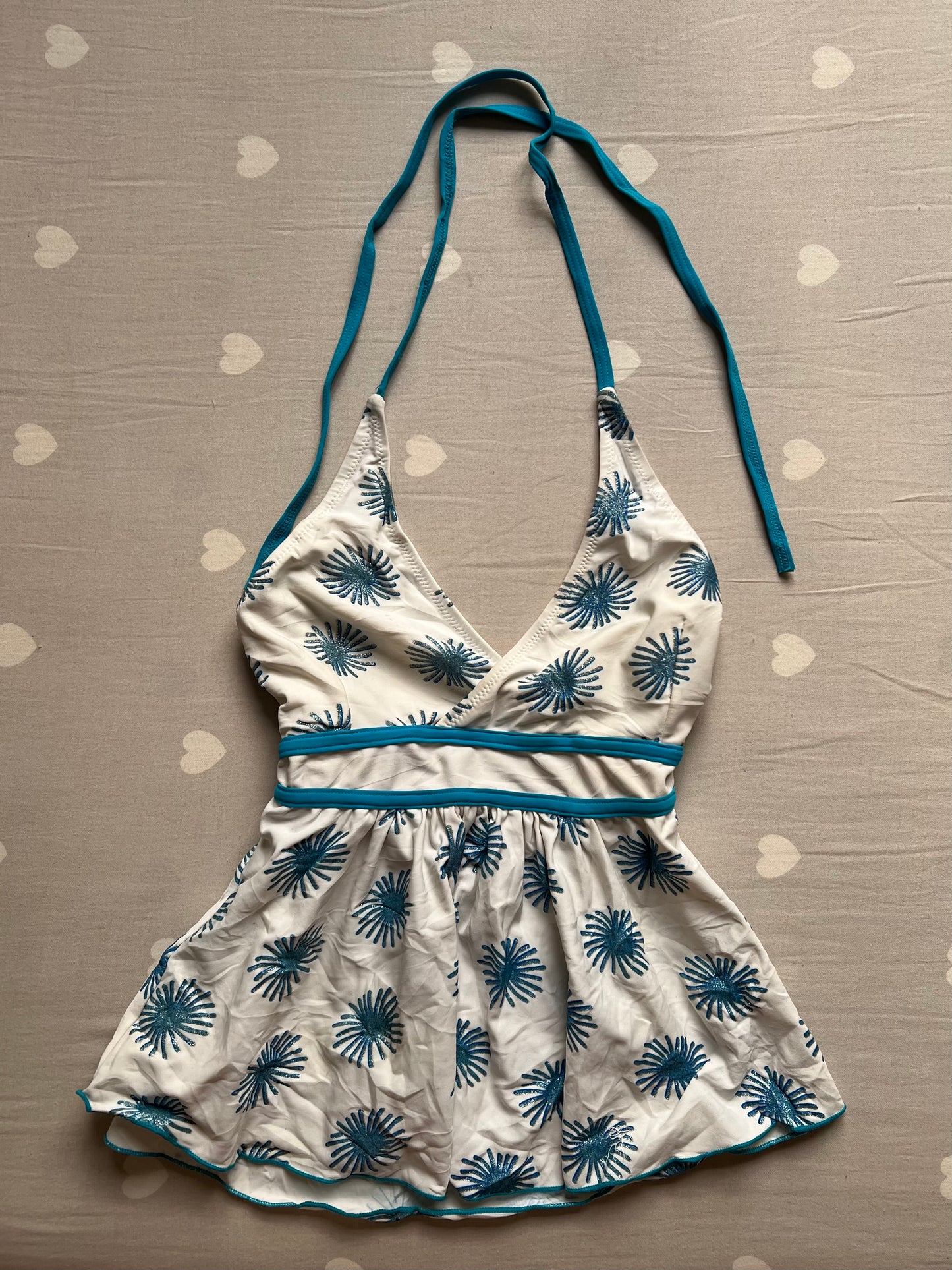 Y2k tankini halter top