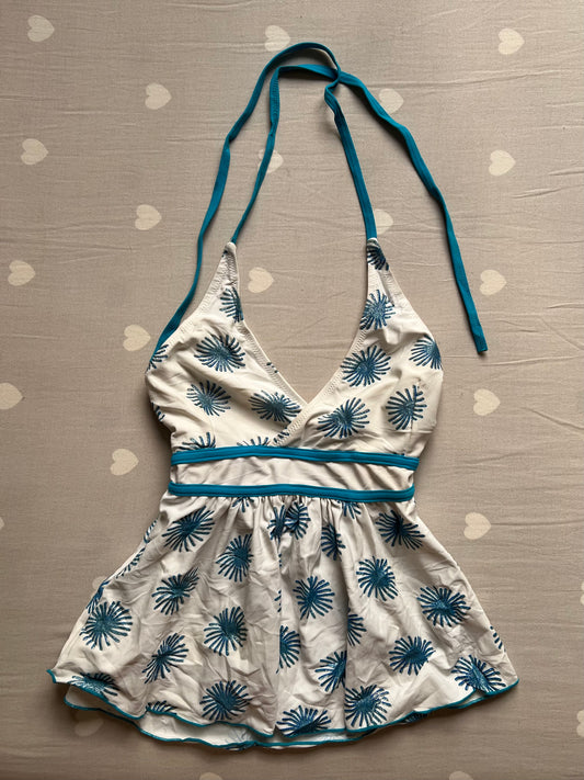 Y2k tankini halter top