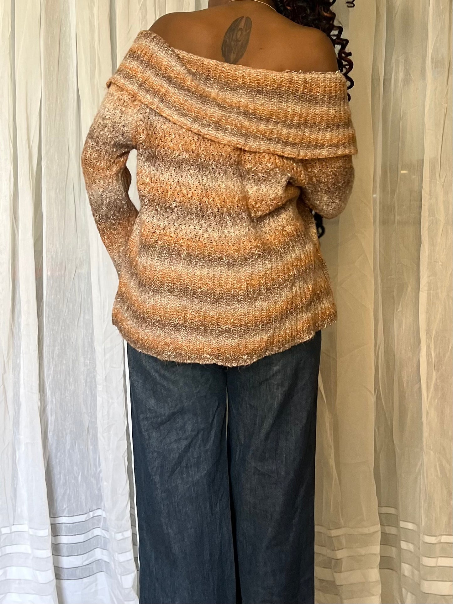 Off the shoulder cardigan