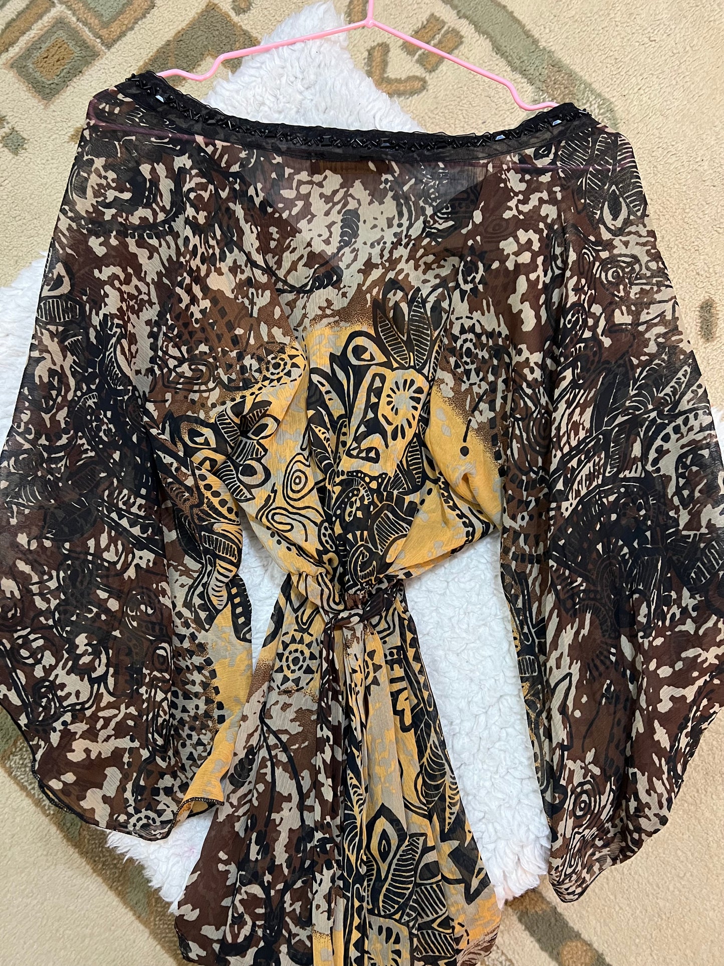 Boho Batwing Tunic Top