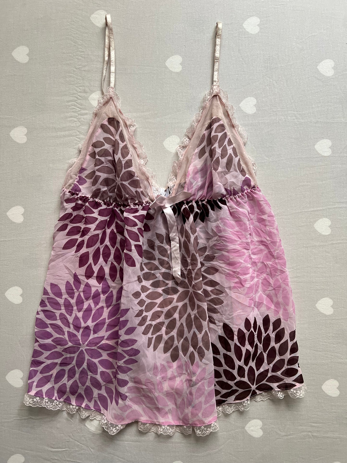 Flowy sheer cami top