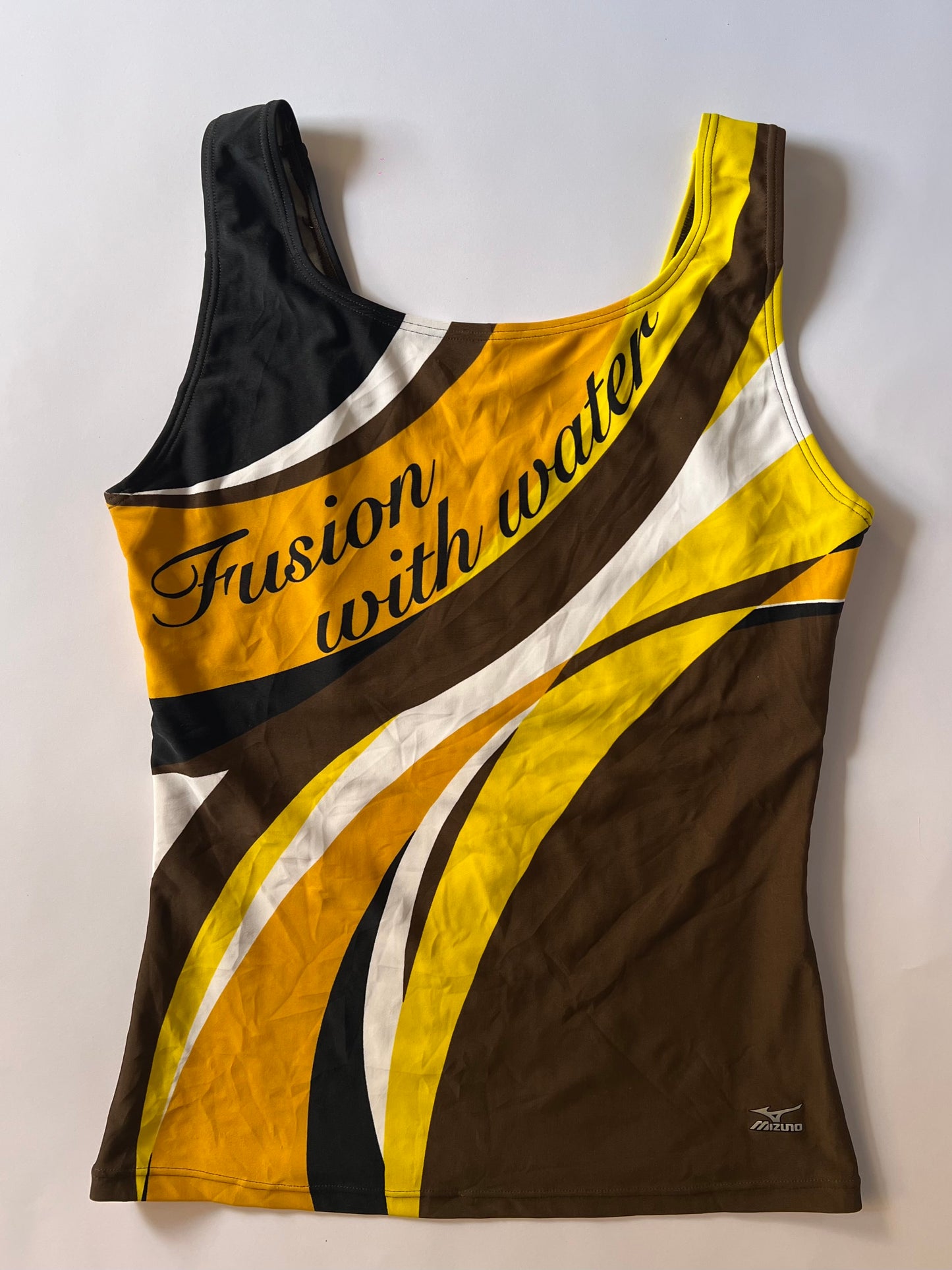Graphic fitted tankini