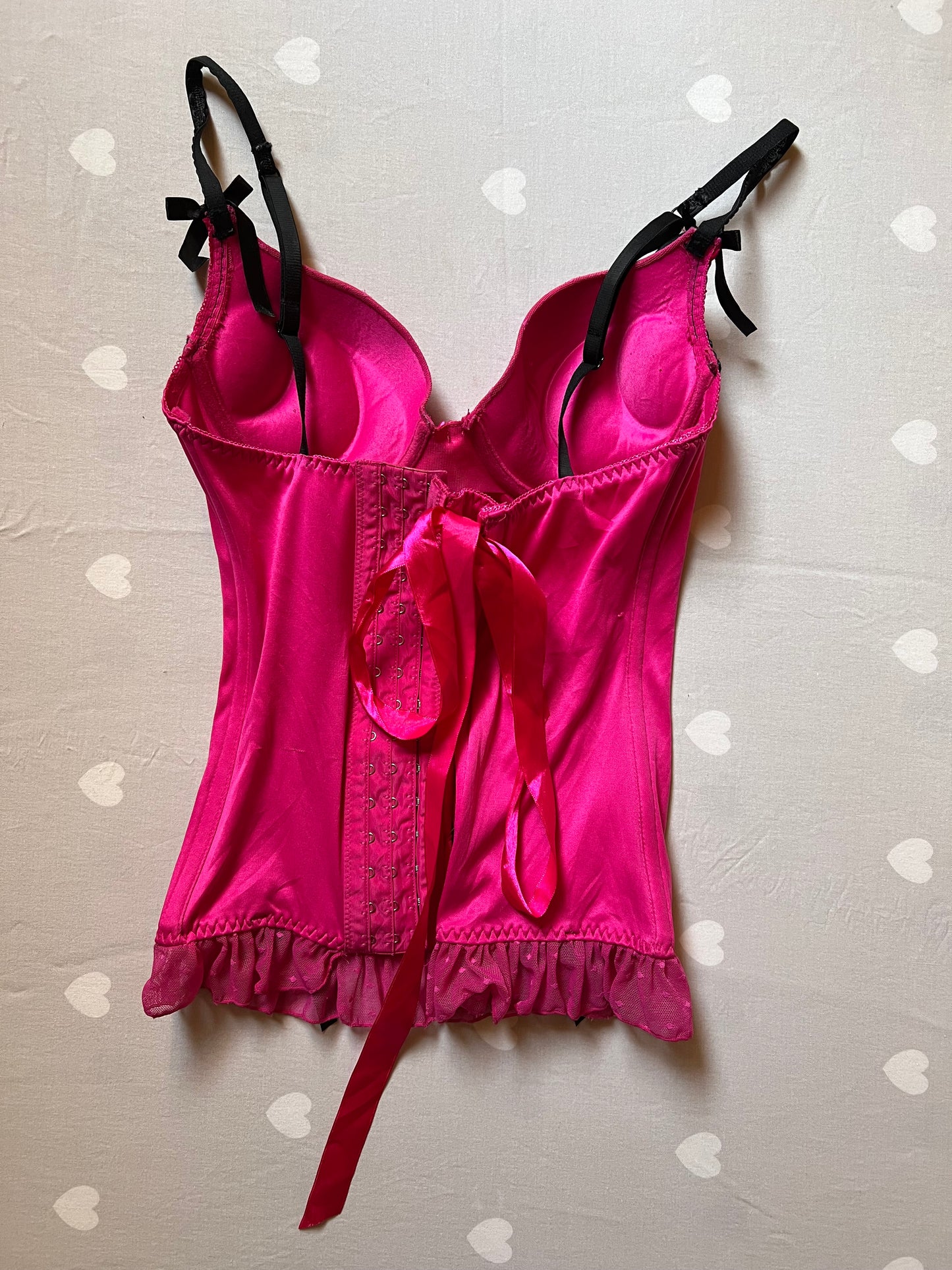 Hot pink  corset top