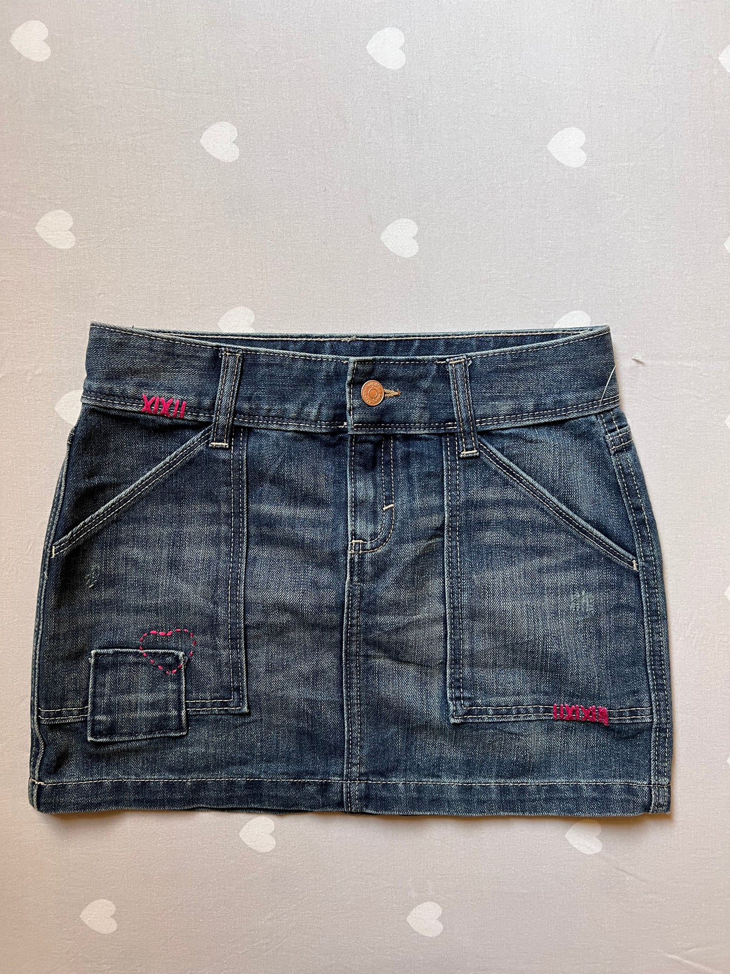Denim Mini Skirt