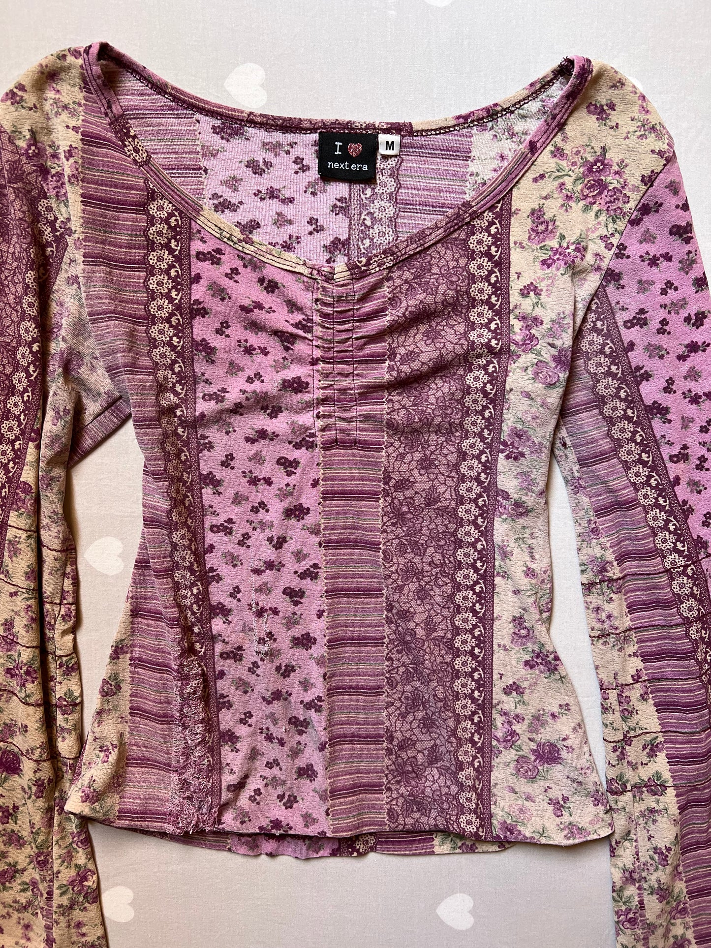 Whimsy bell sleeved top